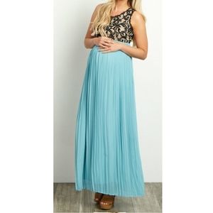 Pink Blush Maternity Formal Dress